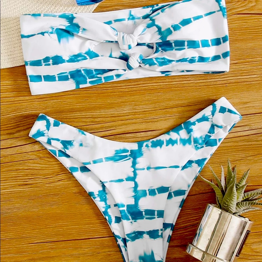 Shein bikini front knot